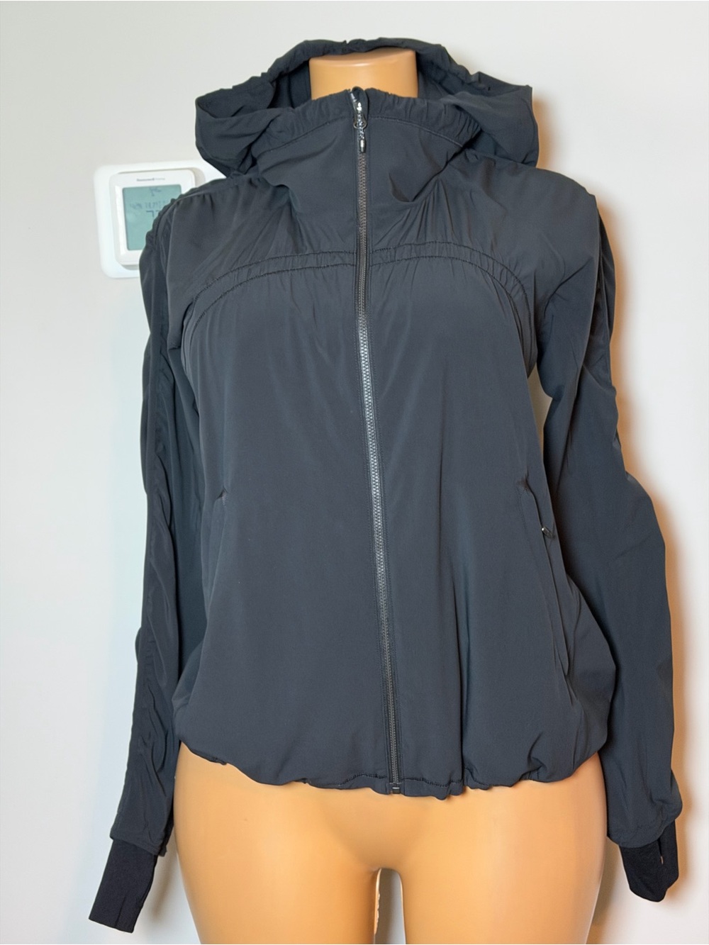 lululemon athletica Black Hooded Jacket